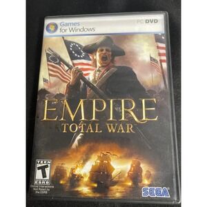 Empire Total War PC Windows Sega Creative Assembly Strategy Game Disc 2 Manual